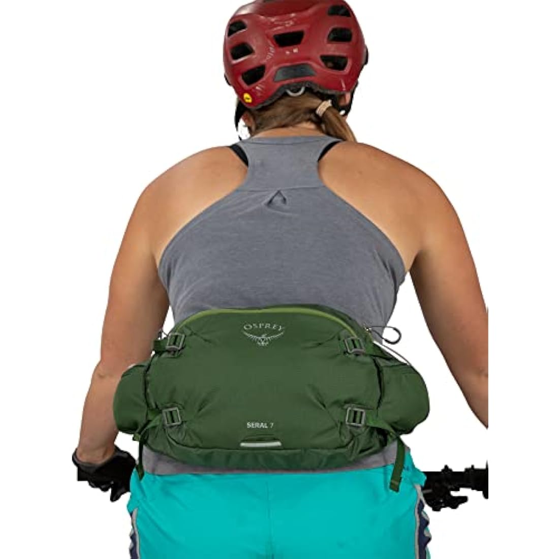 Osprey Seral 7 Unisex Biking Pack Claret Red - O/S