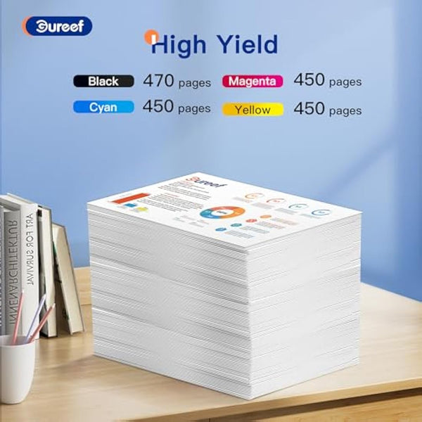 Gureef for 29XL Ink Cartridge Replacement for 29 29 XL Ink Cartridge for Expression Home XP-342 XP-335 XP-235 XP-442 XP-352 XP-247 XP-255 XP-332（9P