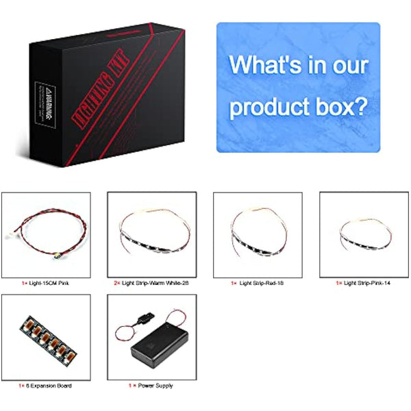 Led Light Kit for Lego Dried Flower Centerpiece, Led Lighting Set for Lego 10314 Dried Flower Centerpiece - Not Include Models, Just Light Set