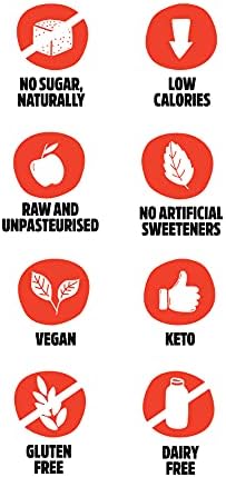 Remedy Kombucha Tea - Raspberry Lemonade & Cherry Plum - Sparkling Live Cultured, Naturally Sugar Free Soft Drink - Prime Probiotic for Gut Health - 24 x 250ml