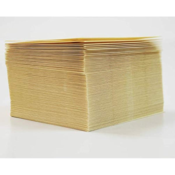 Craft UK W104 6x6 Linen Card and Envelope Pack of 50 - Ivory