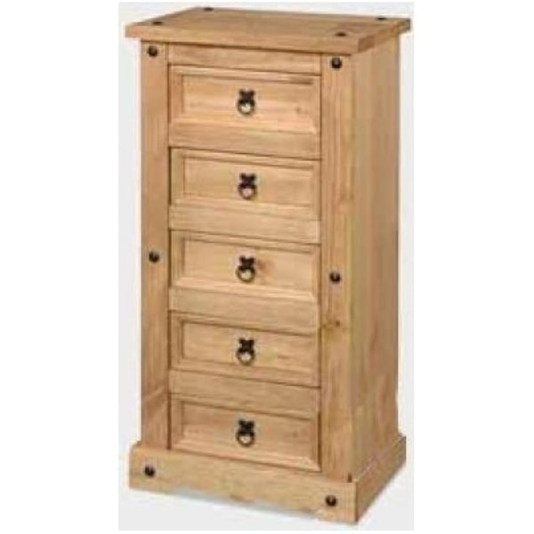 Mercers Furniture Corona 5 Drawer Narrow Chest