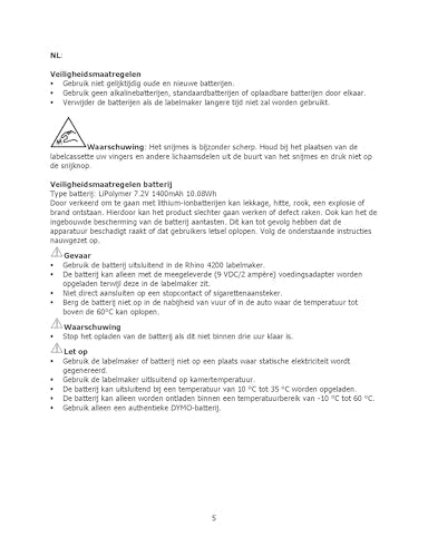 DYMO Rhino 4200 Industrial Label Maker | QWERTY Keyboard & Time-Saving Hot Keys | Durable Label Printer for Job Sites and Heavy-Duty Labelling Jobs