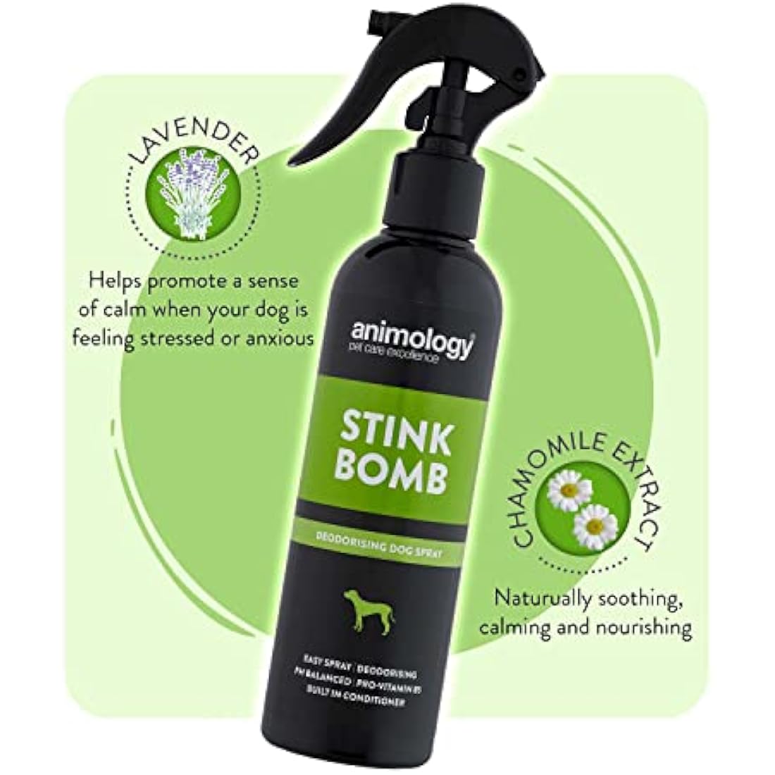 Animology Stink Bomb Deodorising Dog Spray 250ml