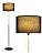 Floor Lamps for Living Room, Farmhouse Standing Lamp with Linen Lampshade Reading Standing Lamp for Living Room, Tall Pole Lamp for Bedroom/Family/Office (Black)