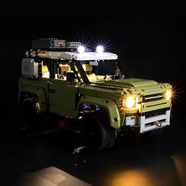 BRIKSMAX Led Lighting Kit for LEGO Technic Land Rover Defender, Compatible with 42110 Building Blocks Model - Not Include the Lego Set