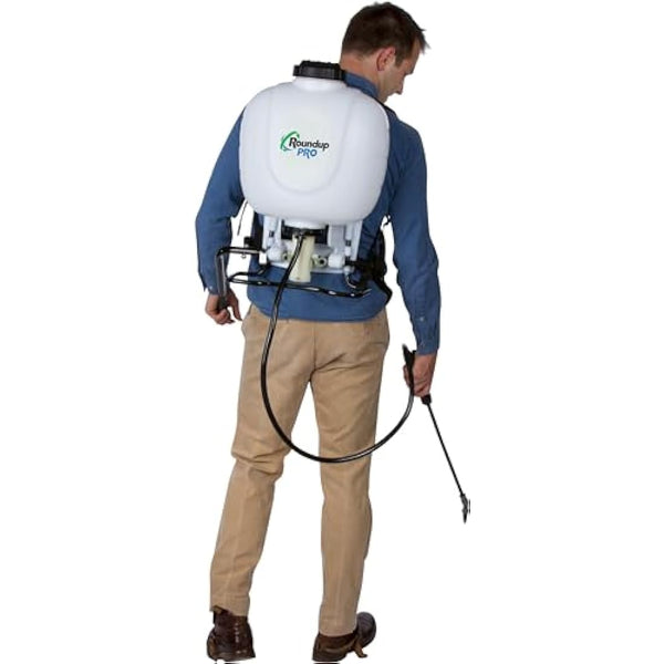Roundup 190314 Backpack Sprayer for Fertilizers, Herbicides, Weed Killers and Insecticides, 4 gallon