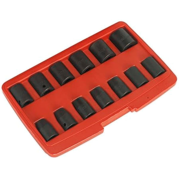 Sealey Ak5613M Impact Socket Set 13Pc 1/2Sq Drive Metric