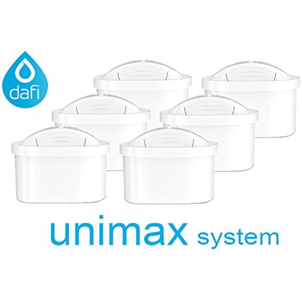 Pack of 6 Universal Water Filter Cartridges to fit Brita Maxtra Jugs (Except Maxtra+)