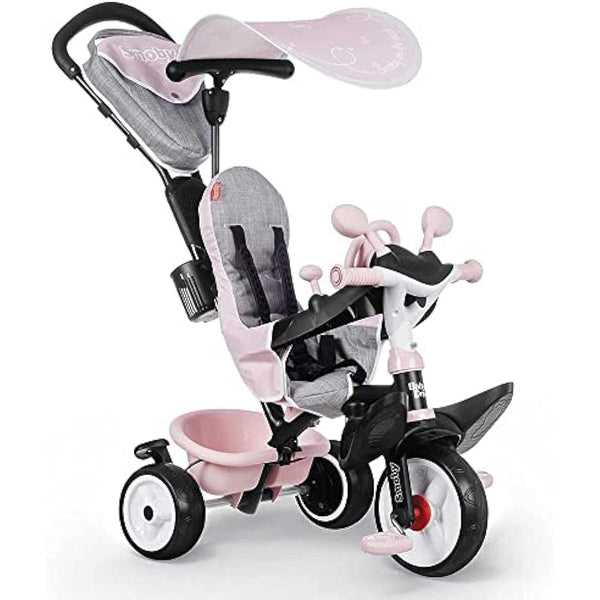 Tricycle évolutif Smoby Baby Driver Plus - Rose