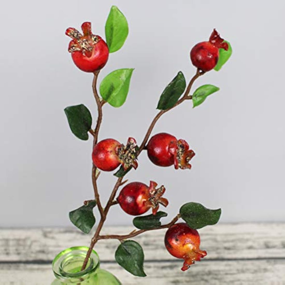 SUPVOX Artificial Rosehip Berries Artificial Pomegranate for Home Decoration (Red)