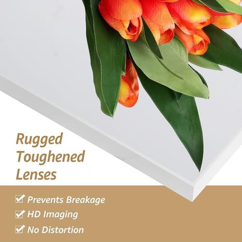 Vasemouh 140x51cm (55x20 in) Full Length MirrorsWhite Long Large Mirror for Wall Hanging or Floor Free Standing, for Bathroom Living Room