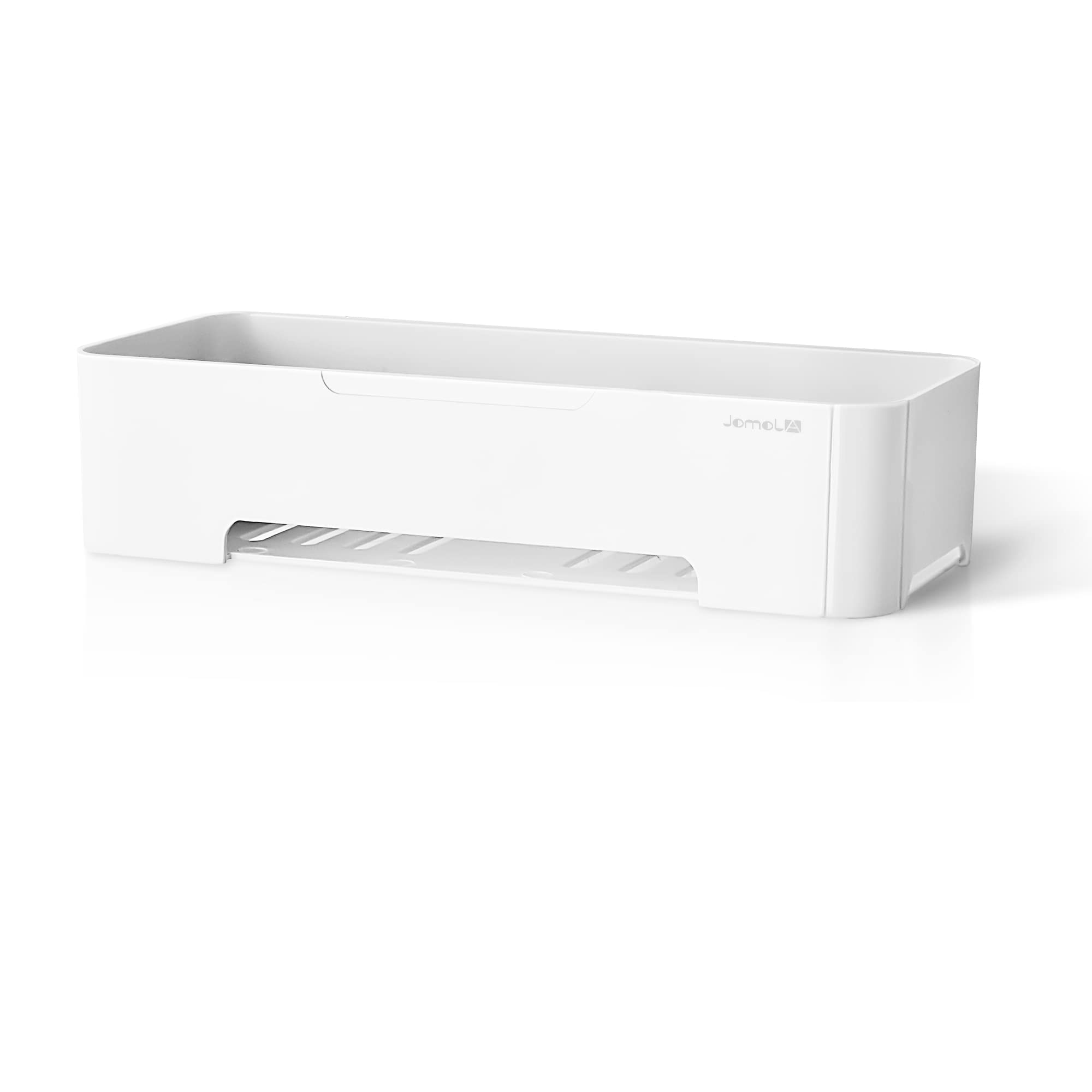 JOMOLA Shower Caddy Self Adhesive Bathroom Shelf Removable Shower Organizer Basket Storage for Shampoo Wall Mounted No Drilling Shower Shelf for