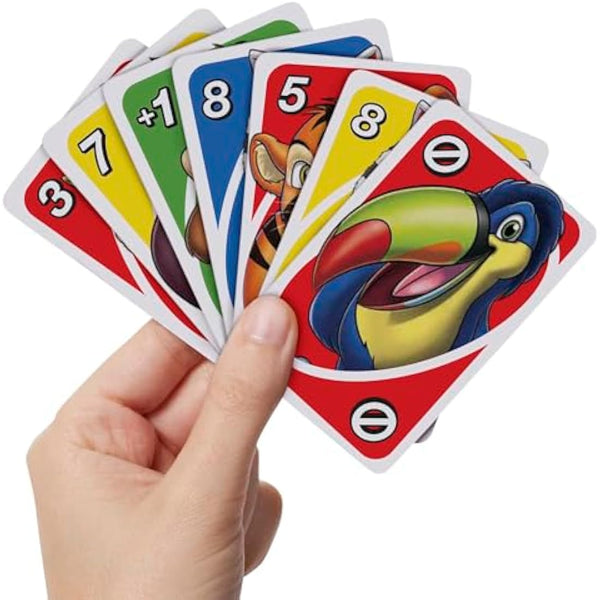 UNO Junior Card Game with 45 Cards, Gift for Kids 3 Years Old & Up, GKF04