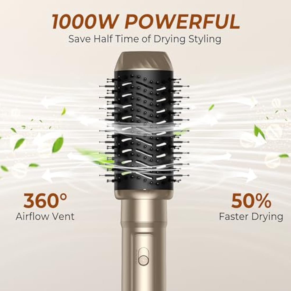 Pro 6 in 1 Hairstyler Set,Magic Styler New Upgrade Air Styler 60000RPM Hair Dryer Brush,Left&Right Magic Hair Curler,Curl, Straighten, Wavy, Smooth,Multi-Styler All in one,3 Temps Setting (50°-110℃)