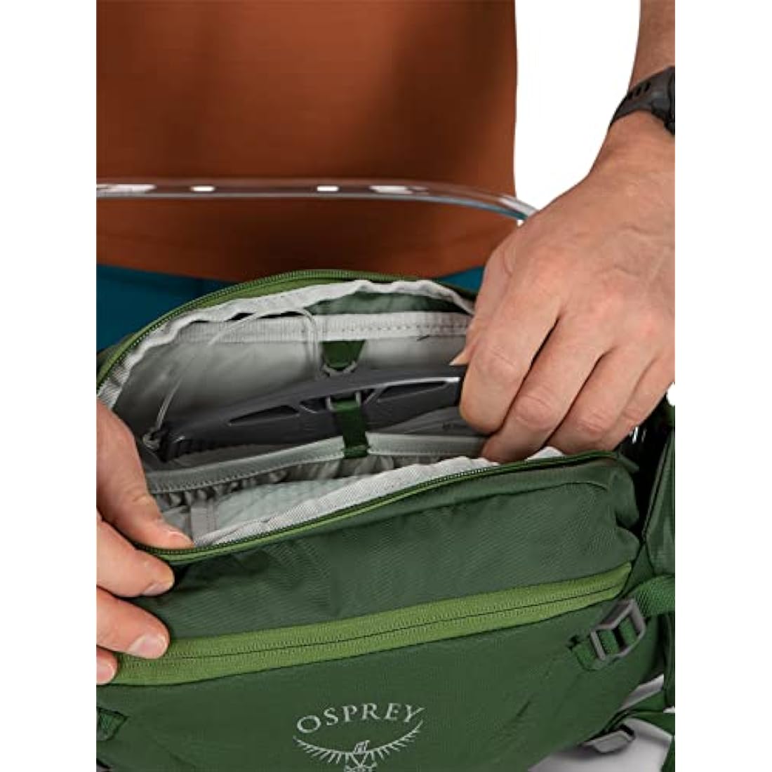 Osprey Seral 7 Unisex Biking Pack Claret Red - O/S