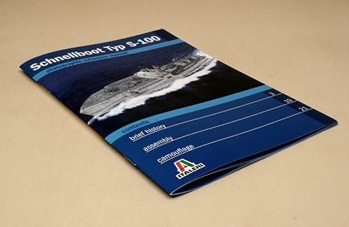 Tamiya ITA5603 SCHNELLBOOT TYPE 100 Model kit, All Grey