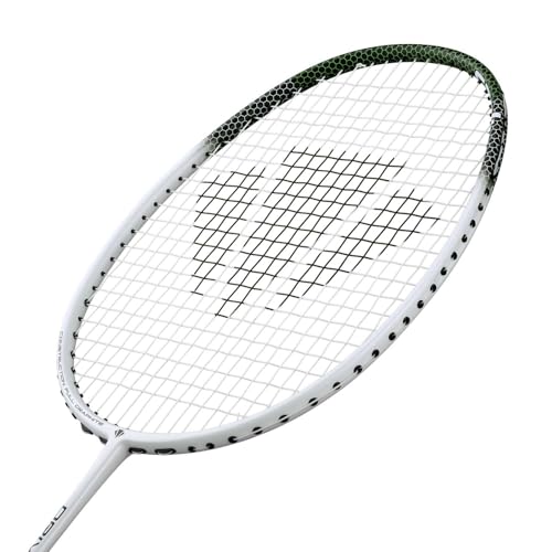 Carlton Drivespeed Graphite Badminton Racket - perfect for advanced and club players, White