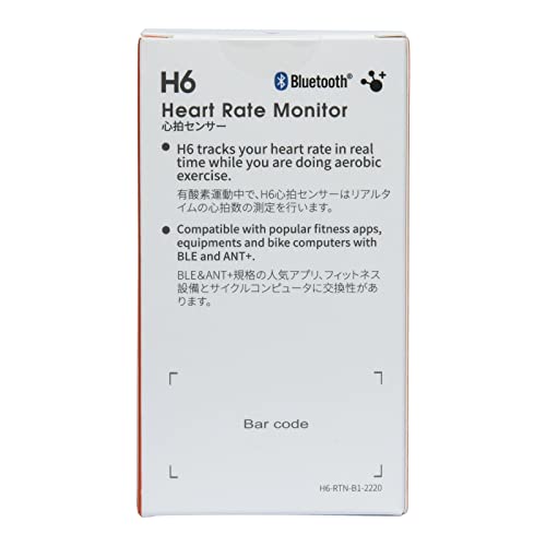 COOSPO H6 Heart Rate Monitor Chest Strap,HRM Bluetooth ANT+, for Running Cycling Gym Sports