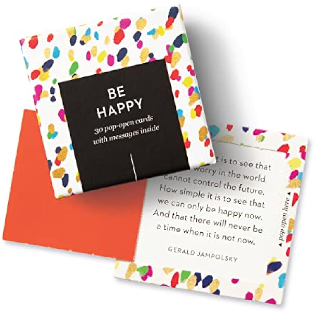 Compendium ThoughtFulls Pop-Open Cards — 4-Pack of Celebrating You, Be Happy, Happy Day, Smile — 120 Pop-Open Cards, Each with a Different Message Inside