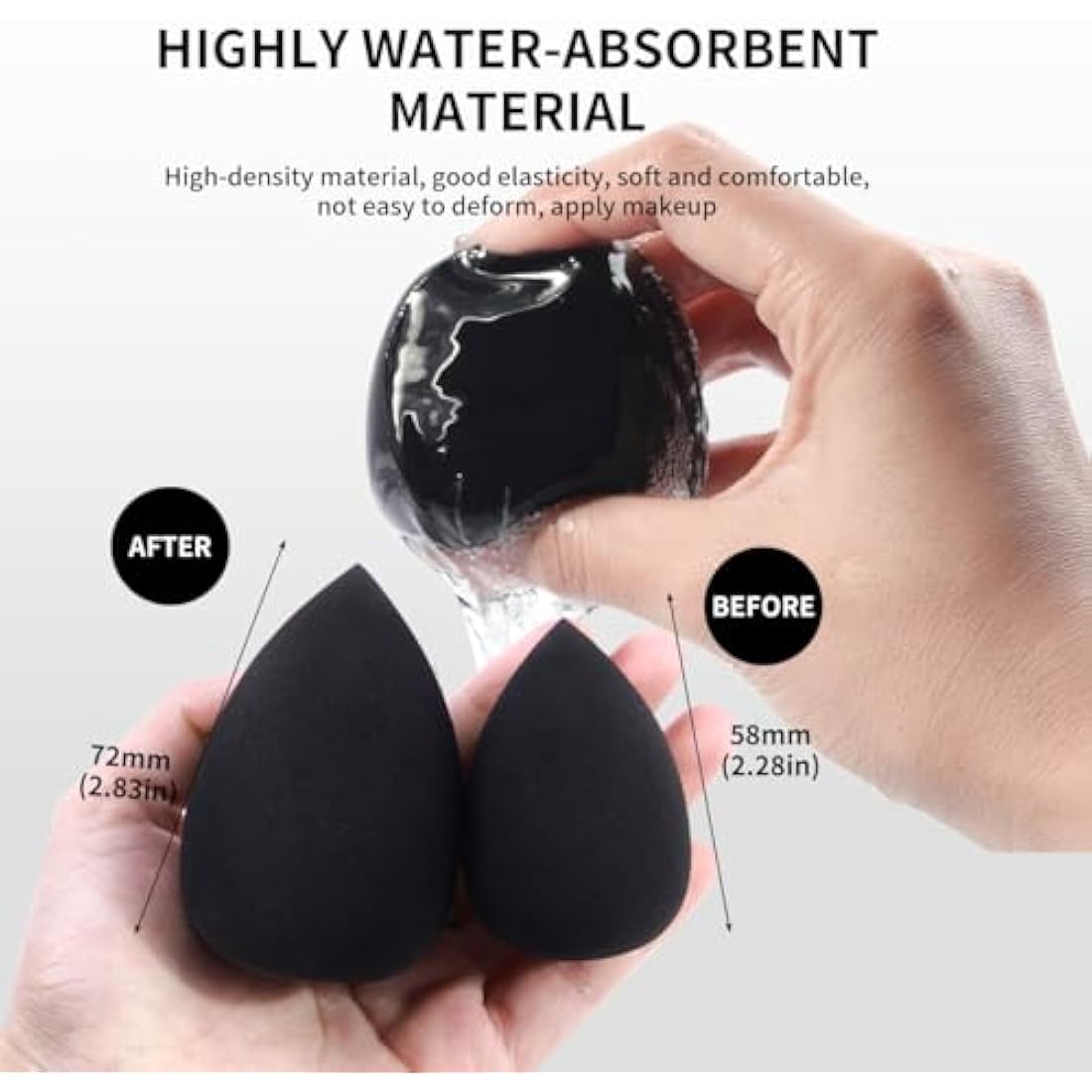 MAANGE Makeup Brush Set 49 Pcs Makeup Tool Set Premium Synthetic Foundation Powder Concealers Eye shadows Blush Makeup Brushes (Silver, 49 Piece Set)