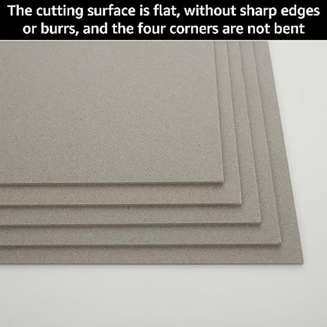 SHUESS A4 Greyboard 100 Sheets - 1500 Micron A4 (29.7 X 21 cm) Mount Board - Double-Side Grey Board - Thick Cardboard for Model Making, Thick 1.5 MM