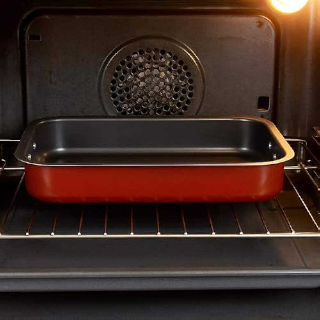 Menax - Non Stick Deep Roasting Oven Baking Tins Trays - Roasting Pan - 3 Piece Set