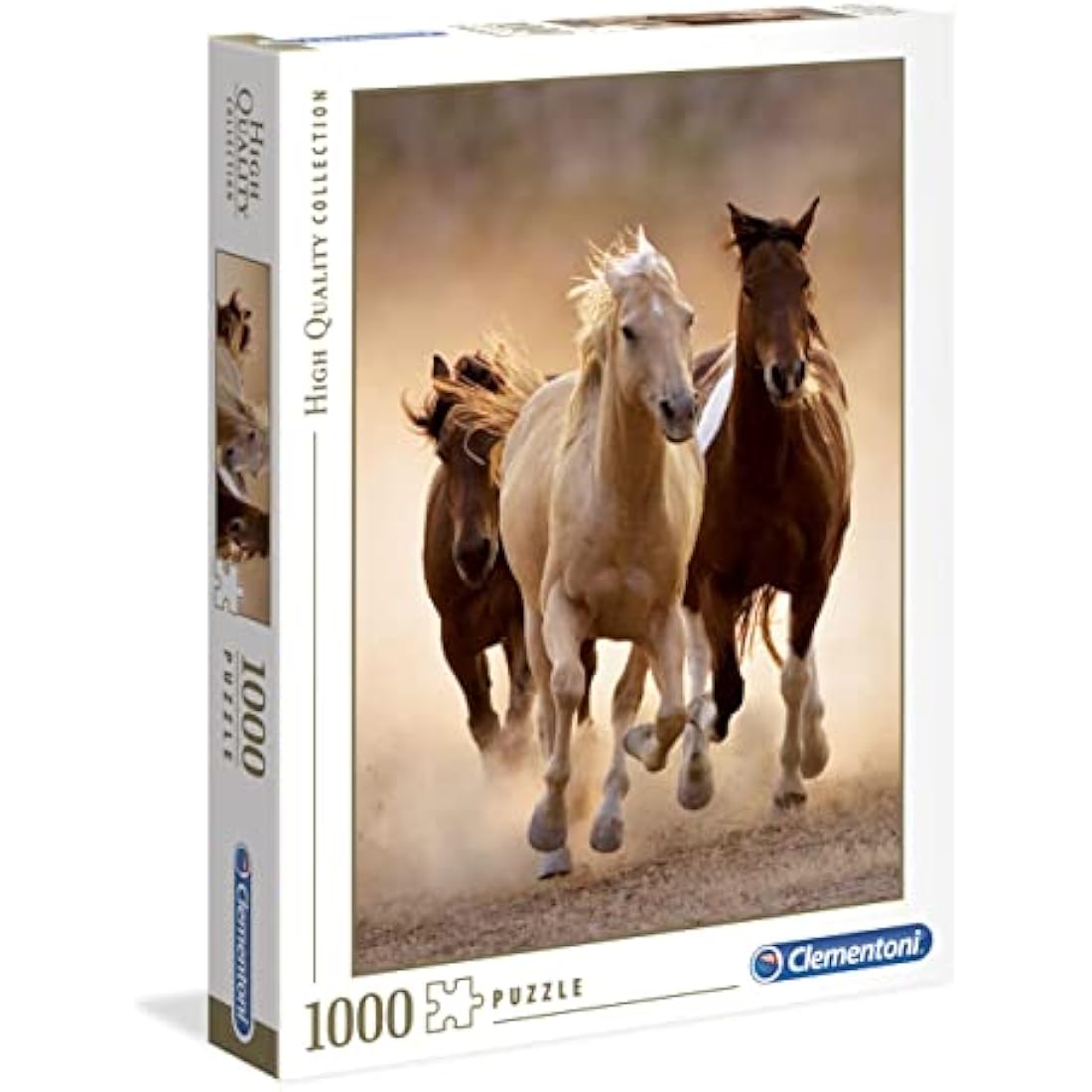 Clementoni - Running horses - 1000 Piece Puzzle