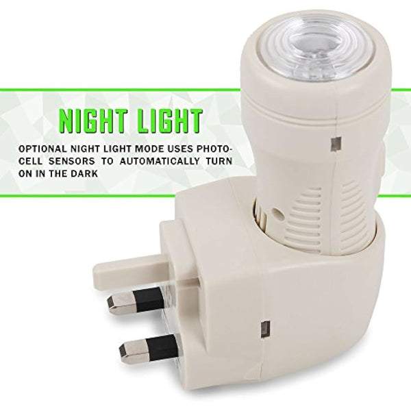 *NEW* 3-in-1 Rechargeable Torch, Automatic Night Light & Emergency Power Cut Light. As seen on BBC's"Dragons Den"