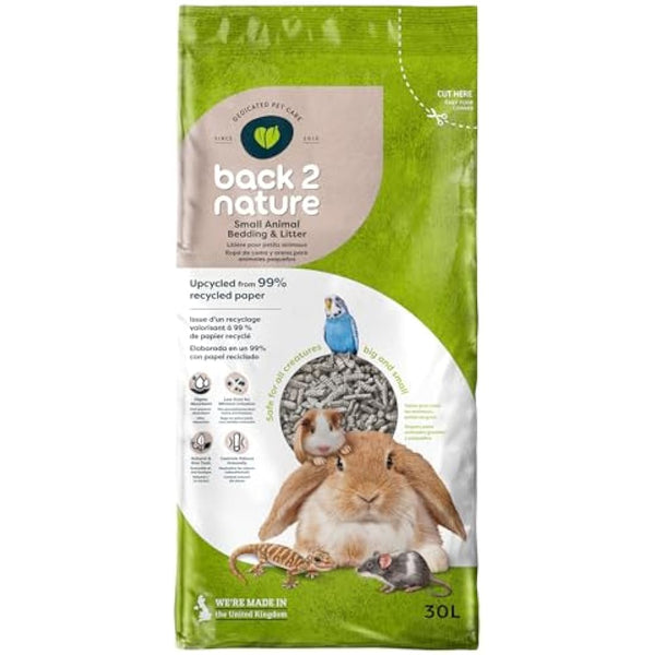 Back-2-Nature Small Animal Bedding and Litter, 30 L (Packaging may vary)