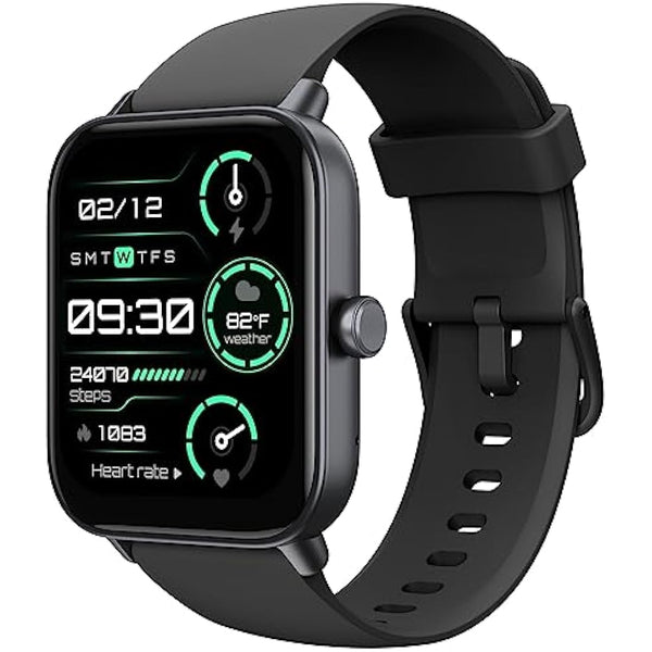 TOOBUR Smart Watch for Men Women Alexa Built-in, IP68 Waterproof Swimming, 1.8" Fitness Watch with Answer&Make Call/Heart Rate/Step Counter/Sleep Tracker/100 Sports, Compatible Android iOS