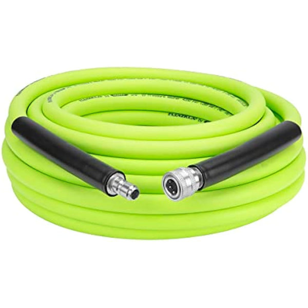Flexzilla HFZPW426050Q-E 4200 PSI, 50' Pressure Washer Hose, Green, 3/8 in. x 50 ft
