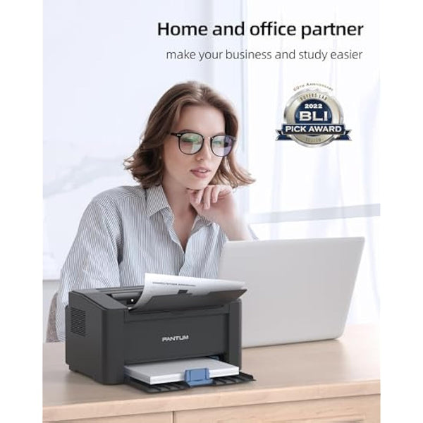 PANTUM P2500W/P2502W Wifi Black and White Laser Printer, Airprint, Single Function Small 22ppm Black