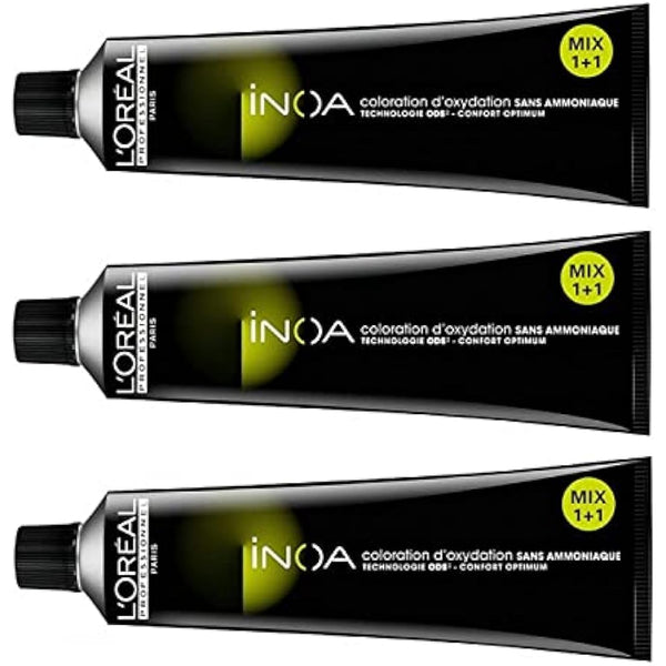 L'oreal Inoa, Tone 7 Dye (Medium Blonde), 60 ml, Pack of 3