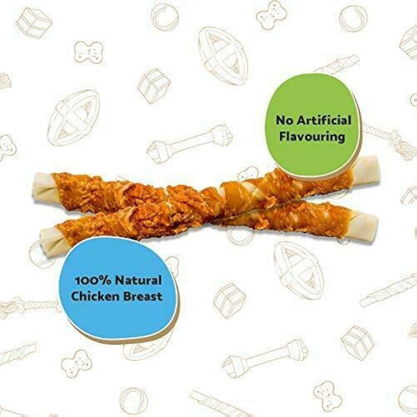 Chewy Twisters with Real Chicken 90 g (10 Packs)