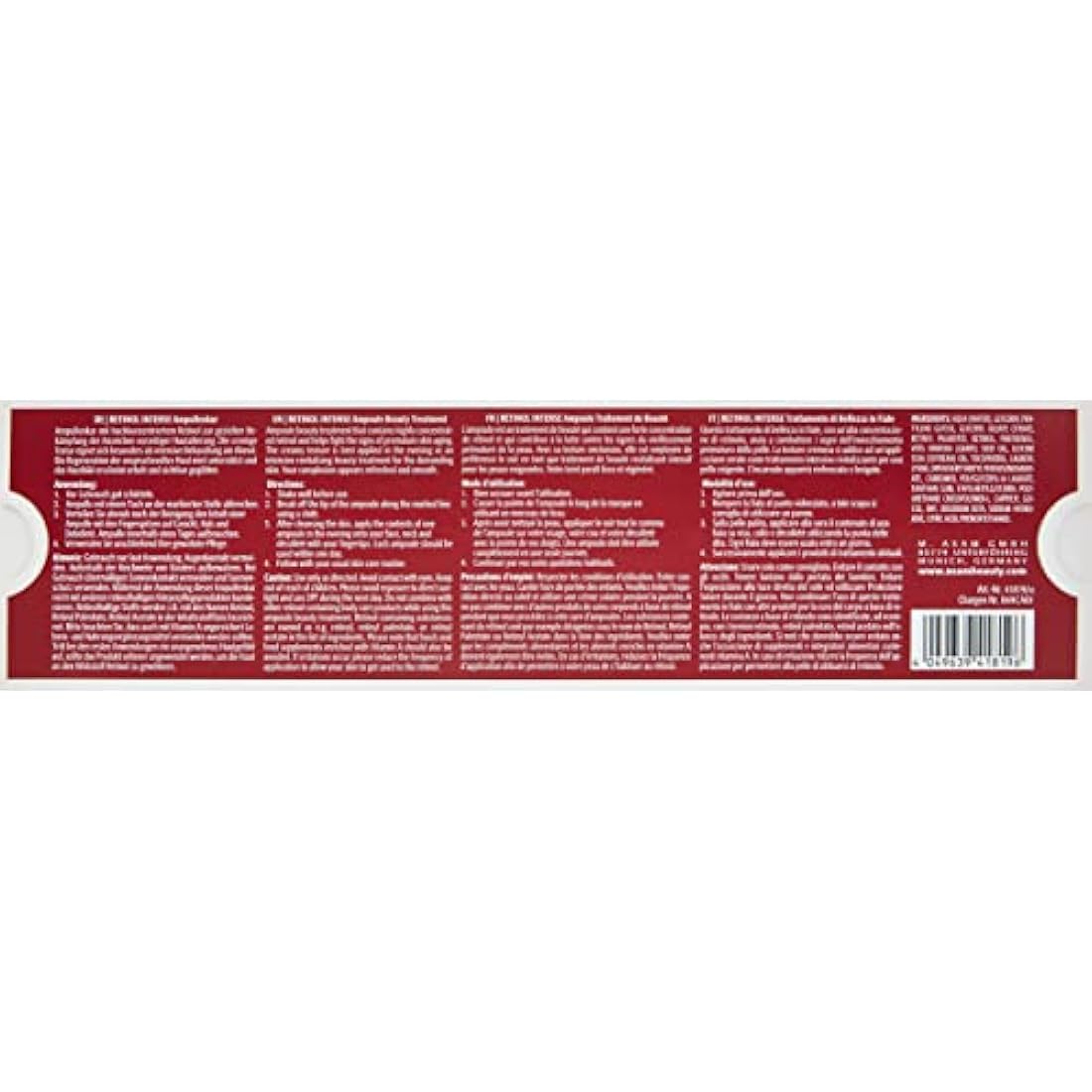 M Asam - Retinol Intense 14 Ampoules - 14 x 1ml