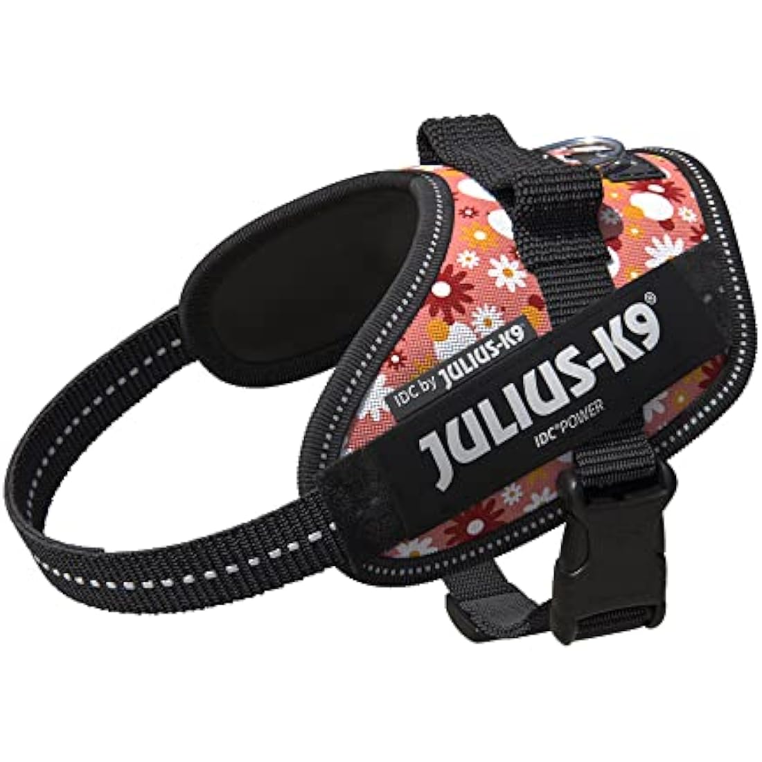 JULIUS-K9 IDC Powerharness, Size: XS/Mini-Mini, Pink Flowers