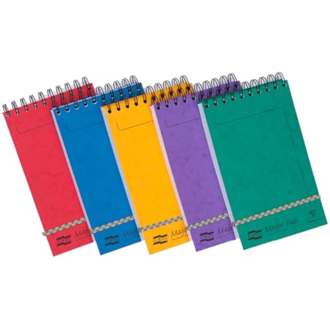 Europa 300 Page Major Wire Top Ruled Pad - Assorted Colour (Pack of 10)