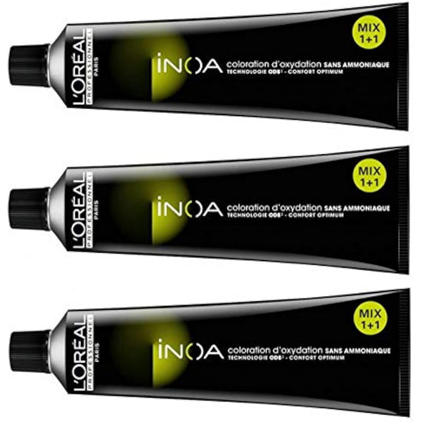 Loreal Inoa No. 8 Light Blonde 3 x 60 Ammonia-free Dye