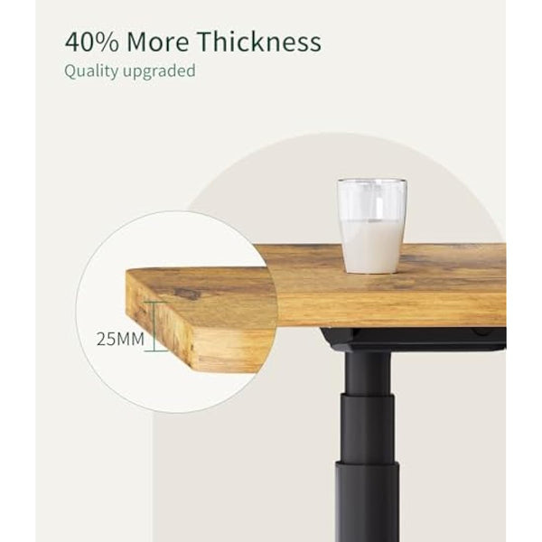 MAIDeSITe Table Top,Desktop for Height Adjustable Electric Standing Desk,140 * 70 * 2.5 cm