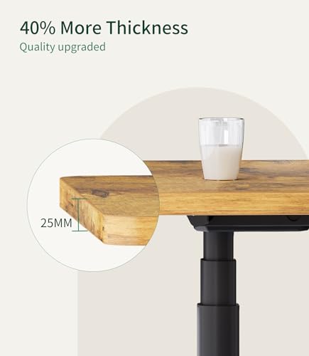 MAIDeSITe Table Top,Desktop for Height Adjustable Electric Standing Desk,120 * 60 * 2.5 cm