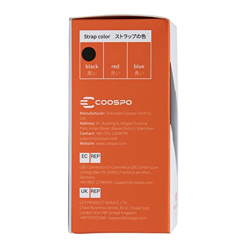 COOSPO Heart Rate Monitor Chest Strap,Bluetooth ANT+ Chest HRM for Running Cycling Gym Fitness, Heart Rate Monitors IP67 Waterproof Compatible with Strava Zwift Wahoo Garmin Polar Peloton App