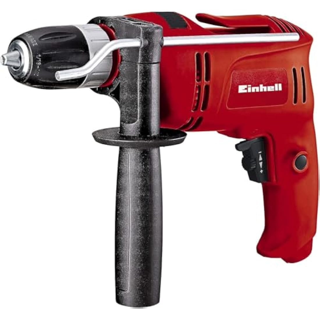 Einhell TC-ID 650 E Impact Drill | Hammer Drill With Auxiliary Handle, Speed Control | 650W Electric Drill With Percussion Hammer Drilling Function