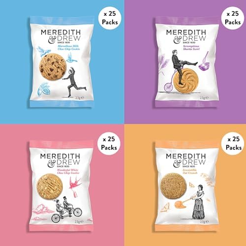 Meredith & Drew Mini Packs Twin Pack Biscuits, 23 g (Pack of 100)