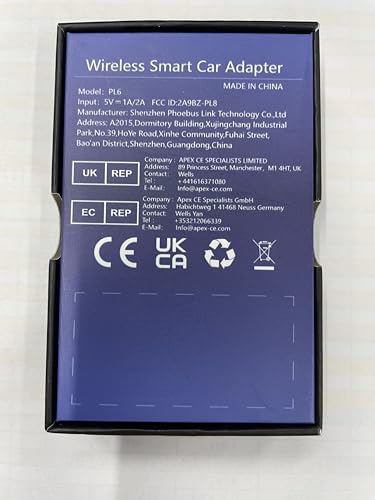 Wireless CarPlay & Android Auto Adapter, Converts Wired to Wireless 2-in-1 Dongle with USB/Type-C Plug, Compatible with iOS 10+ and Android 11+