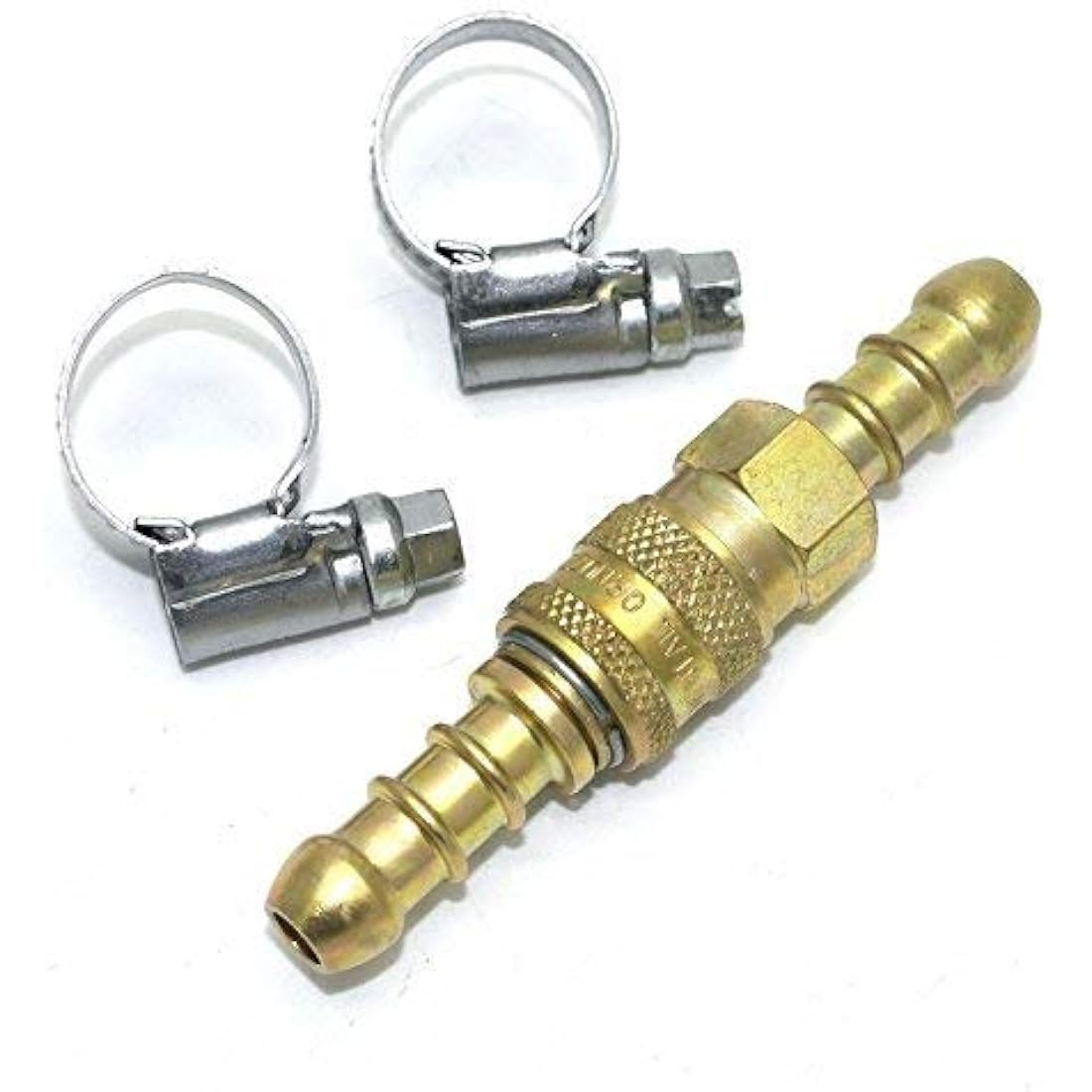 continental/1stserie Inline Quick Release Fitting Coupling for 8mm propane/butane gas + 2 Clips