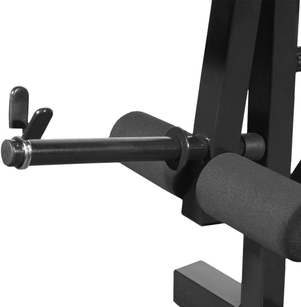 vidaXL Adjustable Fitness Workout Bench - Home Gym Equipment for Full Body Exercise, Sturdy Steel Construction, Suitable for Arms, Legs, Back Muscles