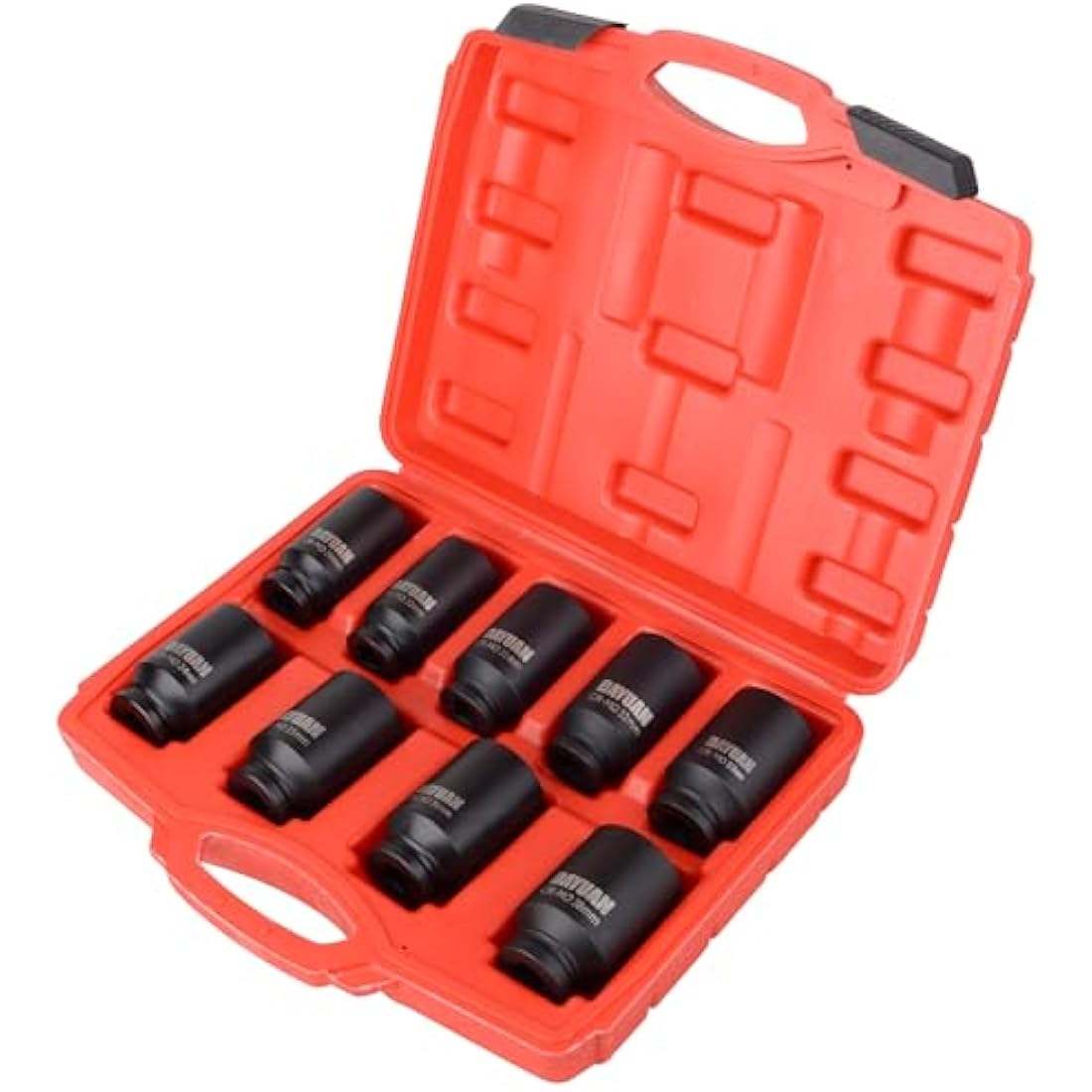 9 AXLE NUT HUB Impact 1/2" Drive Socket 29 30 31 32 33 34 35 36 38MM Socket Set