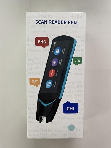 NEWYES Scan Reader Pen 4 Pro with 3.99inch Touchscreen,Text to Speech Reading Pen, Smart recording Learning Pen for Students