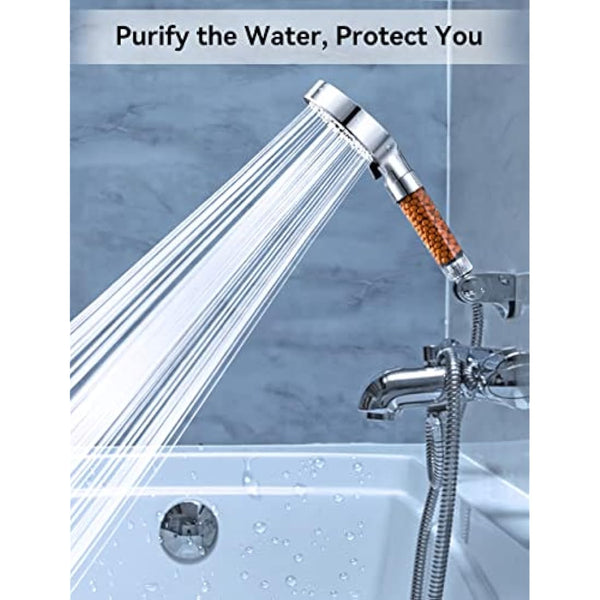 Magichome Shower Head, High Pressure 5 Modes Filter Shower Head, Universal Hard Water Softener Showerhead with Extra Replaceable Accessories